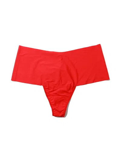 Hanky Panky Breathe High Waist Thong In Red