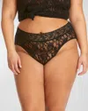Hanky Panky Signature Lace V-kini In Black