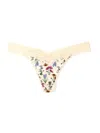 Hanky Panky Plus Size Printed Dreamease™ Thong In Multicolor