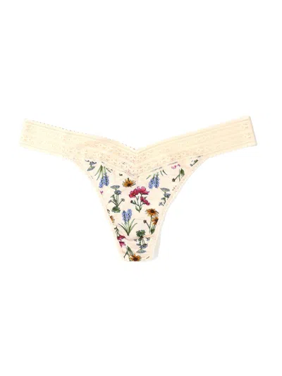 Hanky Panky Plus Size Printed Dreamease™ Thong In Multicolor