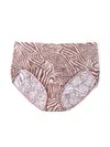 Hanky Panky Plus Size Printed Retro Lace V-kini In Multicolor