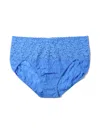 Hanky Panky Plus Size Retro Lace V-kini In Blue