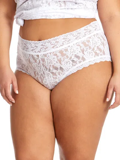 Hanky Panky Plus Size Signature Lace Boyshort In White