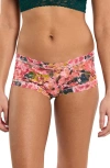 Hanky Panky Print Boyshorts In Pink