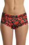 Hanky Panky Print Boyshorts In Multi