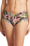 Hanky Panky Printed Signature Lace Boyshort In Unapologetic