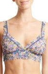 Hanky Panky Print Lace Bralette In Staycation