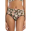 Hanky Panky Print Lace Briefs In Brown
