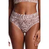 Hanky Panky Print Lace Briefs In Multicolor