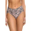 Hanky Panky Printed Signature Lace French Brief In Outline Neutral