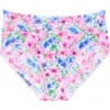 Hanky Panky Printed Daily Lace French Briefs In Paint And Pour