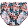 Hanky Panky Print Lace Briefs In Wonderous (black)
