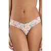 Hanky Panky Print Low Rise Thong