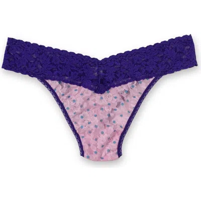 Hanky Panky Print Low Rise Thong