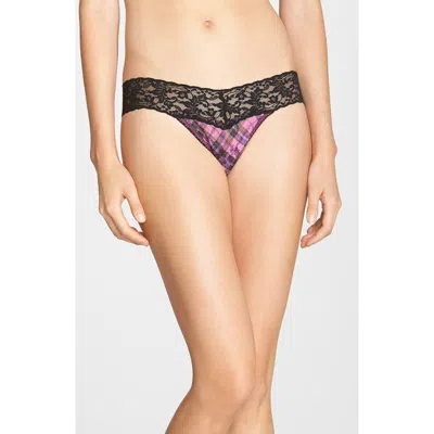 Hanky Panky Print Low Rise Thong