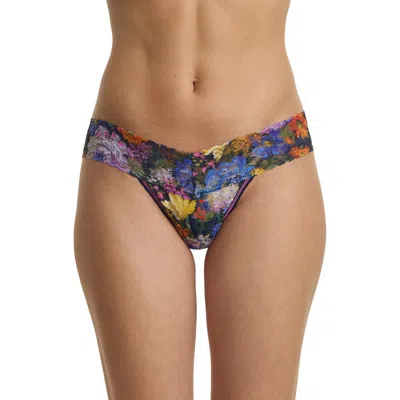Hanky Panky Print Low Rise Thong In Multi