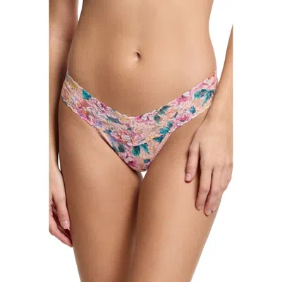 Hanky Panky Print Low Rise Thong In Buy Myself Flowers