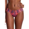 Hanky Panky Printed Signature Lace Original Rise Thong Underwear In Dip Dye