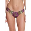 Hanky Panky Printed Signature Lace Low Rise Thong In Its Electric