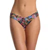 Hanky Panky Print Low Rise Thong In Multi
