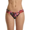 Hanky Panky Printed Signature Lace Low Rise Thong In Multi