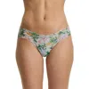 Hanky Panky Printed Signature Lace Low Rise Thong In Multi