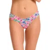 Hanky Panky Printed Signature Lace Low Rise Thong In Paint And Pour