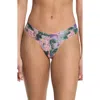 Hanky Panky Printed Signature Lace Low Rise Thong In Painter