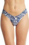 Hanky Panky Print Low Rise Thong In Sketchbook