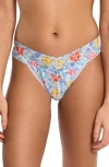 Hanky Panky Print Original Rise Thong In Multi
