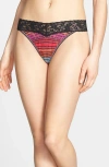 Hanky Panky Print Original Rise Thong