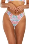 Hanky Panky Print Original Rise Thong In Multi