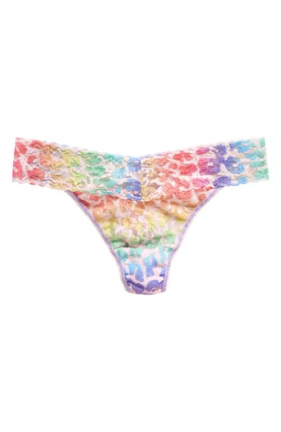 Hanky Panky Print Original Rise Thong In Multi