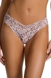 Hanky Panky Print Original Rise Thong In Pink
