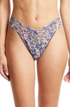 HANKY PANKY PRINT ORIGINAL RISE THONG