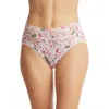 Hanky Panky Print Signature Lace French Briefs In Pink