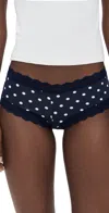 Hanky Panky Printed Cotton French Briefs Full Circle In Blue
