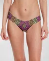 Hanky Panky Printed Signature Lace Low Rise Thong In Its Electric