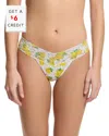 Hanky Panky Cotton With A Conscience Original-rise Thong