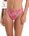 Hanky Panky Printed Signature Lace Original Rise Thong