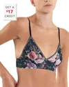 Hanky Panky Printed Signature Lace Padded Triangle Bralette