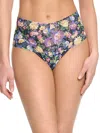 Hanky Panky Printed Retro Lace Thong In Multicolor