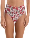 Hanky Panky Floral-print Retro Lace V-kini Briefs In Je' Taime
