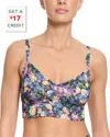 Hanky Panky Printed V-neck Retro Lace Bralette