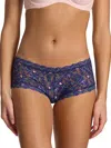Hanky Panky Printed Signature Lace® Boyshort In Blue
