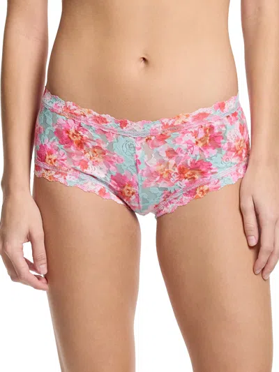 Hanky Panky Women's Printed Signature Lace Boyshort In Multicolor