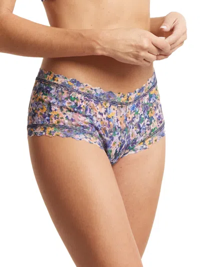 HANKY PANKY PRINTED SIGNATURE LACE BOYSHORT