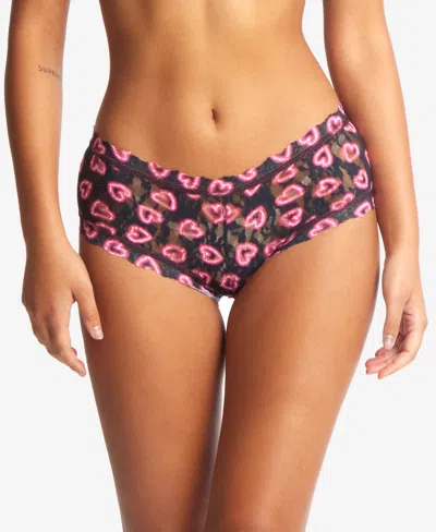 Hanky Panky Printed Signature Lace Boyshort Underwear In Wonderland Blooms