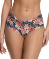 Hanky Panky Printed Signature Lace Boyshort In Wonderous Black