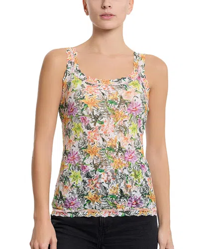 Hanky Panky Printed Signature Lace Classic Cami In Botany